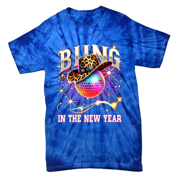 Bling In The New Year Disco Party Happy New Year 2025 Design Great Gift Tie-Dye T-Shirt