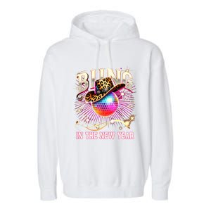 Bling In The New Year Disco Party Happy New Year 2025 Design Great Gift Garment-Dyed Fleece Hoodie