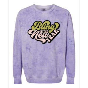 Bling In The New Year Colorblast Crewneck Sweatshirt