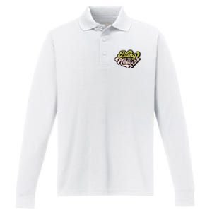 Bling In The New Year Performance Long Sleeve Polo