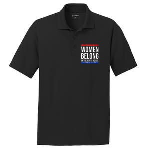 Belong In The White House Madam President Kamala Cute Gift PosiCharge RacerMesh Polo