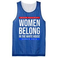 Belong In The White House Madam President Kamala Cute Gift Mesh Reversible Basketball Jersey Tank