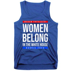 Belong In The White House Madam President Kamala Cute Gift Tank Top