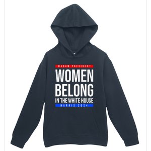 Belong In The White House Madam President Kamala Cute Gift Urban Pullover Hoodie