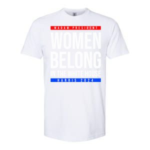 Belong In The White House Madam President Kamala Cute Gift Softstyle CVC T-Shirt