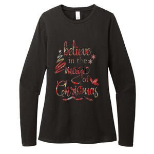 Believe In The Magic Of Christmas Gift Womens CVC Long Sleeve Shirt