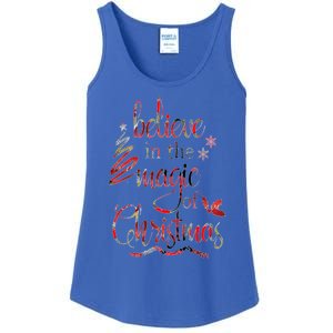 Believe In The Magic Of Christmas Gift Ladies Essential Tank