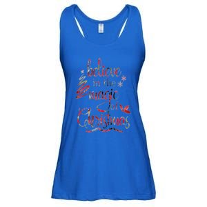 Believe In The Magic Of Christmas Gift Ladies Essential Flowy Tank