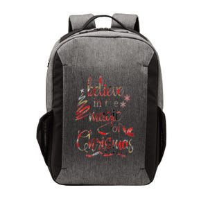 Believe In The Magic Of Christmas Gift Vector Backpack