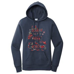 Believe In The Magic Of Christmas Gift Women's Pullover Hoodie