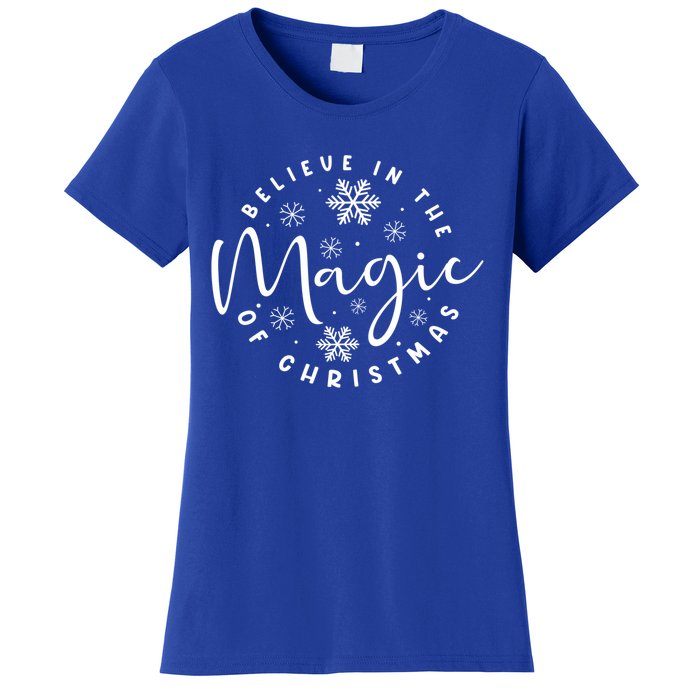 Believe In The Magic Of Christmas Cool Gift Women's T-Shirt