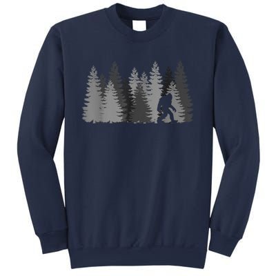 Bigfoot In The Forest Sasquatch Yeti Sweatshirt