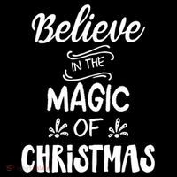 Believe In The Magic Of Christmas Gift Drawstring Bag