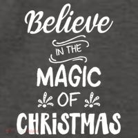 Believe In The Magic Of Christmas Gift Vector Backpack