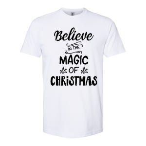 Believe In The Magic Of Christmas Gift Softstyle CVC T-Shirt