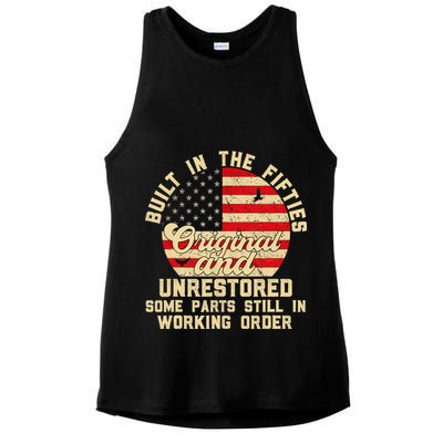 Built In The Fifties Original &Unrestored Born In The 1950s Ladies PosiCharge Tri-Blend Wicking Tank