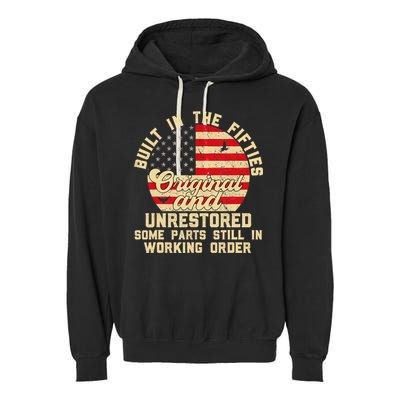 Built In The Fifties Original &Unrestored Born In The 1950s Garment-Dyed Fleece Hoodie