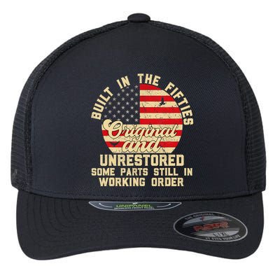 Built In The Fifties Original &Unrestored Born In The 1950s Flexfit Unipanel Trucker Cap