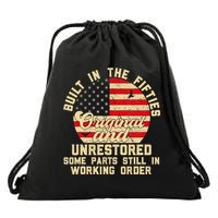 Built In The Fifties Original &Unrestored Born In The 1950s Drawstring Bag