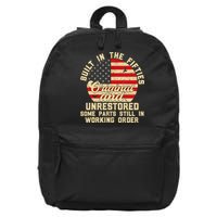 Built In The Fifties Original &Unrestored Born In The 1950s 16 in Basic Backpack