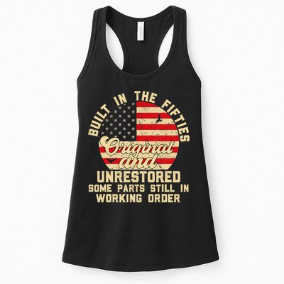 Built In The Fifties Original &Unrestored Born In The 1950s Womens Tank Top