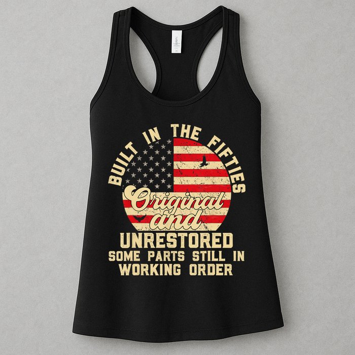 Built In The Fifties Original &Unrestored Born In The 1950s Womens Tank Top