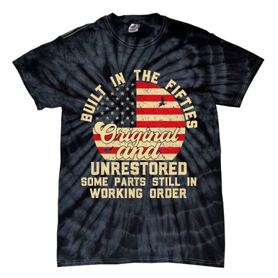 Built In The Fifties Original &Unrestored Born In The 1950s Tie-Dye T-Shirt