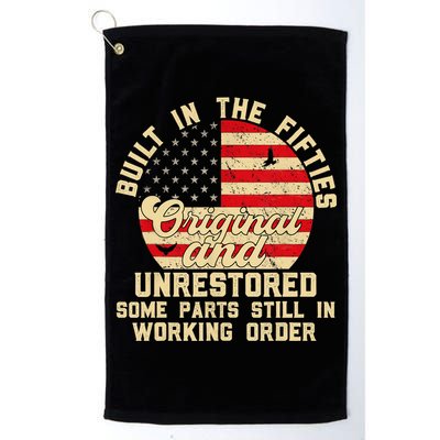 Built In The Fifties Original &Unrestored Born In The 1950s Golf Towel