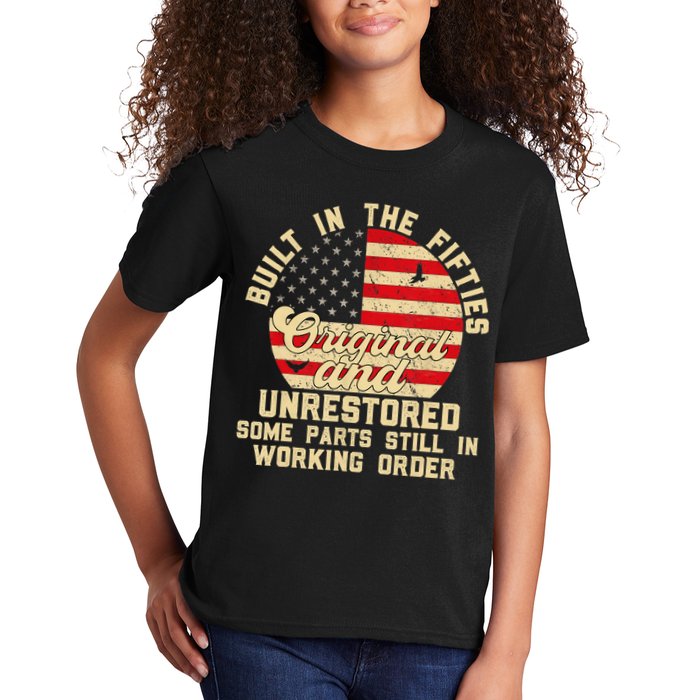 Built In The Fifties Original &Unrestored Born In The 1950s Kids T-Shirt