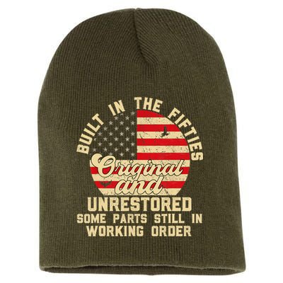 Built In The Fifties Original &Unrestored Born In The 1950s Short Acrylic Beanie