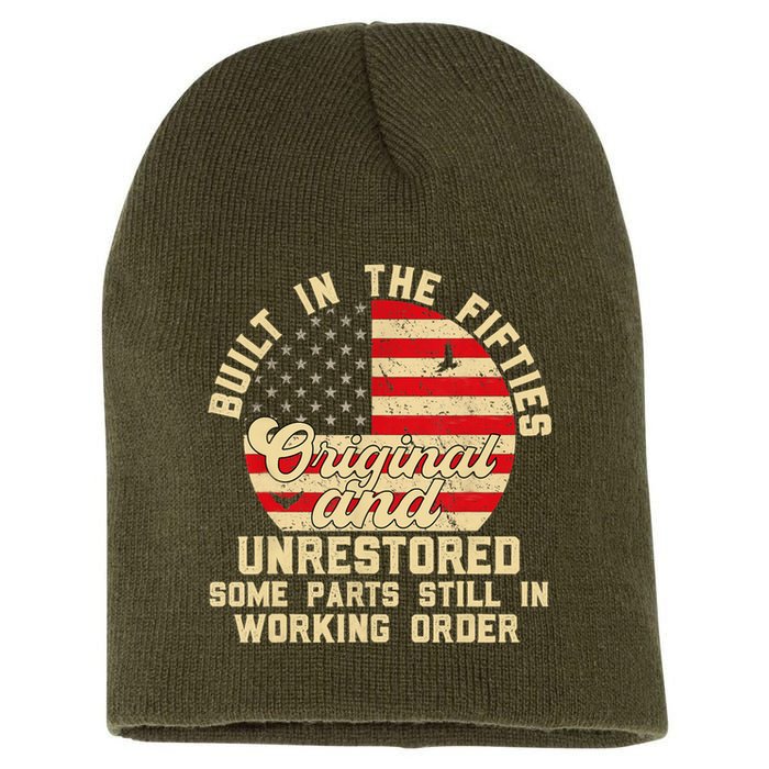 Built In The Fifties Original &Unrestored Born In The 1950s Short Acrylic Beanie