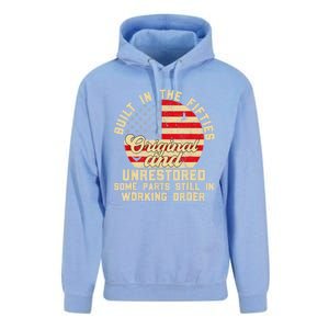 Built In The Fifties Original &Unrestored Born In The 1950s Unisex Surf Hoodie