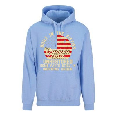 Built In The Fifties Original &Unrestored Born In The 1950s Unisex Surf Hoodie