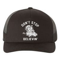 Believe in the Christmas Spirit Funny Xmas Santa Gift Yupoong Adult 5-Panel Trucker Hat