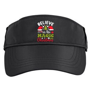 Believe In The Magic Of Christmas Gift Adult Drive Performance Visor