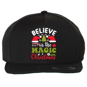 Believe In The Magic Of Christmas Gift Wool Snapback Cap