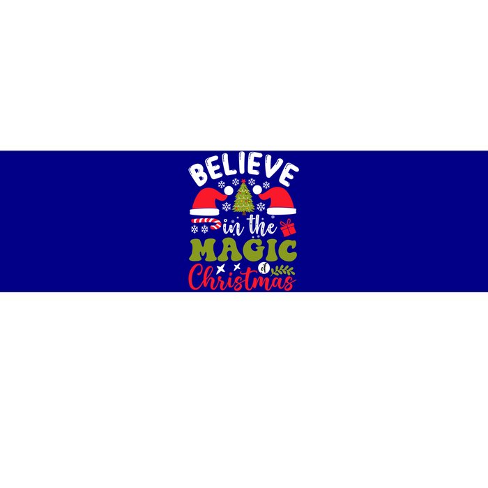 Believe In The Magic Of Christmas Gift Bumper Sticker