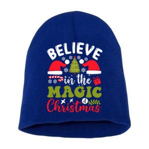 Believe In The Magic Of Christmas Gift Short Acrylic Beanie