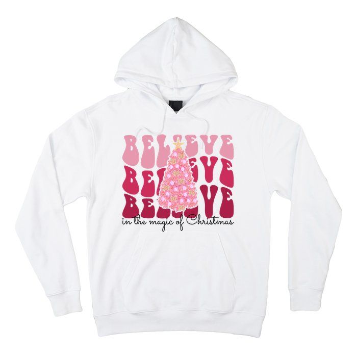 Believe Im The Magic Of Christmas Retro Holiday Hoodie