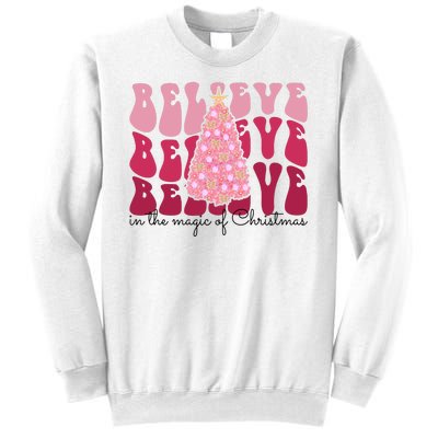 Believe Im The Magic Of Christmas Retro Holiday Sweatshirt