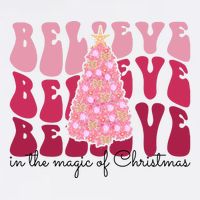 Believe Im The Magic Of Christmas Retro Holiday 11oz C Handle Ceramic Mug