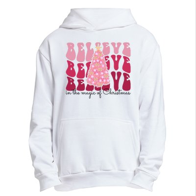 Believe Im The Magic Of Christmas Retro Holiday Urban Pullover Hoodie