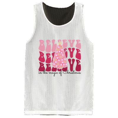 Believe Im The Magic Of Christmas Retro Holiday Mesh Reversible Basketball Jersey Tank