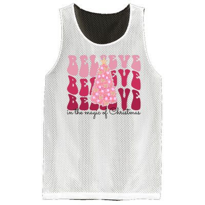 Believe Im The Magic Of Christmas Retro Holiday Mesh Reversible Basketball Jersey Tank