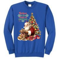 Believe In The Magic Of Christmas Vintage Santa Great Gift Sweatshirt