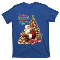 Believe In The Magic Of Christmas Vintage Santa Great Gift T-Shirt