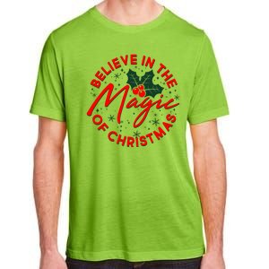 Believe In The Magic Of Christmas Adult ChromaSoft Performance T-Shirt