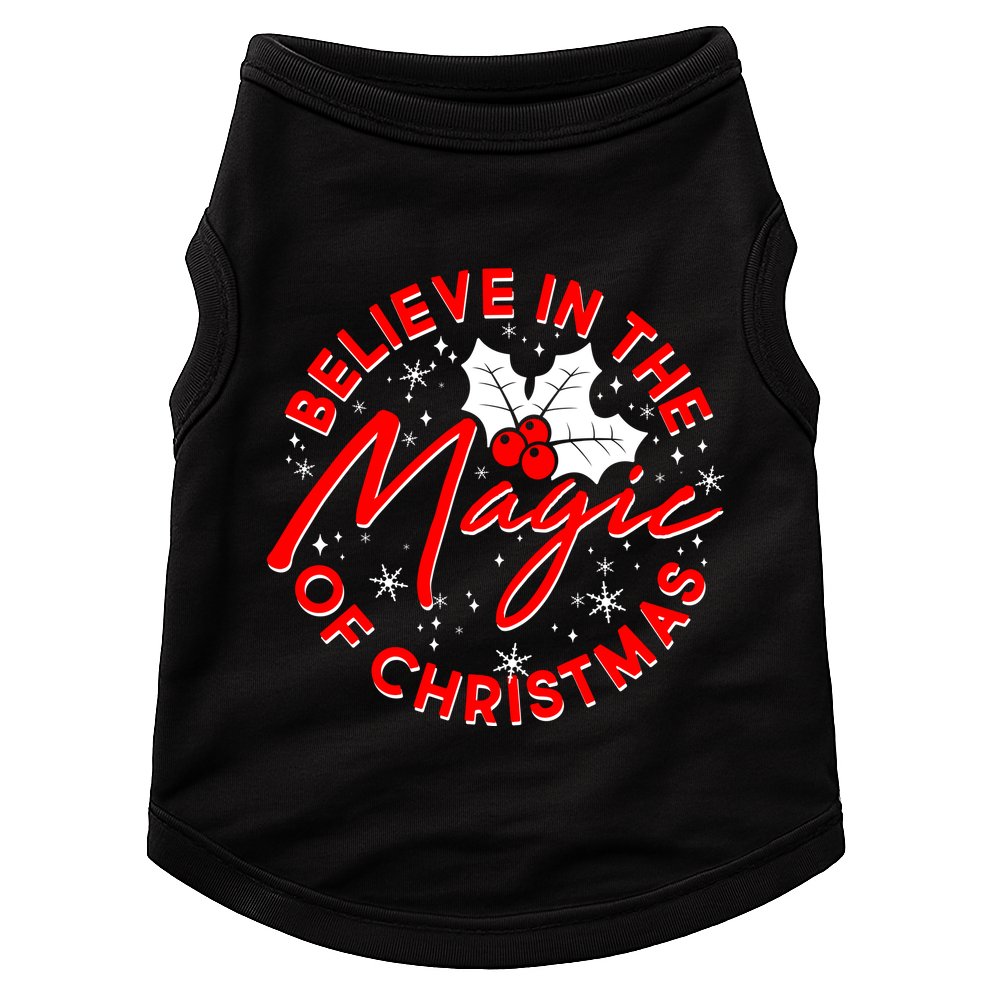 Believe In The Magic Of Christmas Doggie Tank