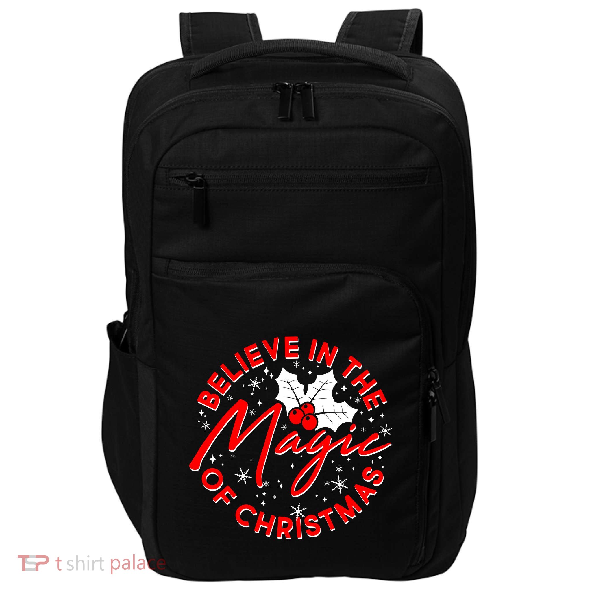 Believe In The Magic Of Christmas Impact Tech Backpack