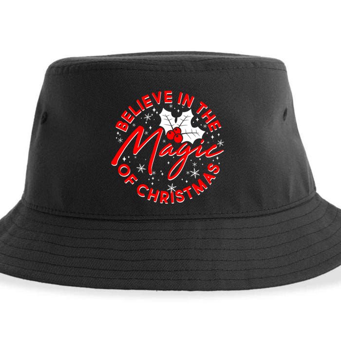 Believe In The Magic Of Christmas Sustainable Bucket Hat